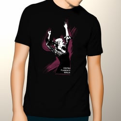T-Shirt Design für ein Flamencostudio