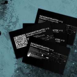 Business Card Dekonstruktiv