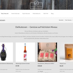 Naturally Homemades Shopseite