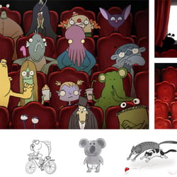 Character Design + Background Painting  |  Stills aus „Klops“, 2D Kurzfilm