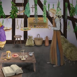 Illustration für den 4ten Band der Kinderbuchreihe „Gewürzdetektivin Emmi Cox“