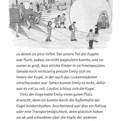 Illustration im TB „Gefangen im Riesenbuch“