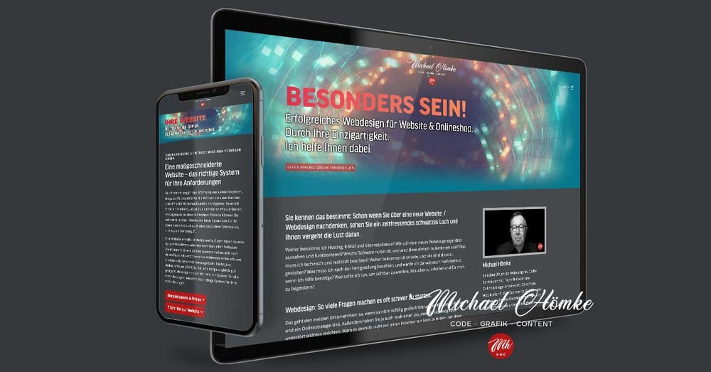 Website Michael Hömke – WordPress
