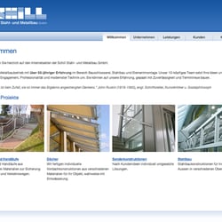 Schill Stahl- und Metallbau Webseite (www.metallbau-schill.de)