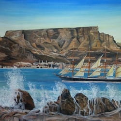 Sedov vor dem Tafelberg