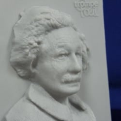 Fotorelief – Albert Einstein