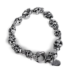 Armband «Line Of Skulls – Small» by BLACK BARON
