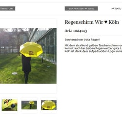 Radio Köln Shop Produktbeschreibung