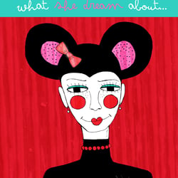 That’s All what She Dream About, hand and digital illustration 2010
