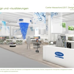 3D – Eventarchitektur – Messestand Carrier 1