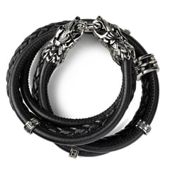 Armband «Dragon – Black Triple» by BLACK BARON