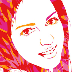 Ana | Vektorillustration, Neo Pop Stil