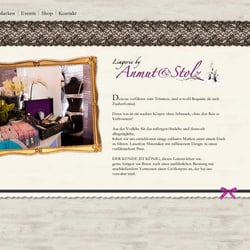 Webdesign www.anmutundstolz.de