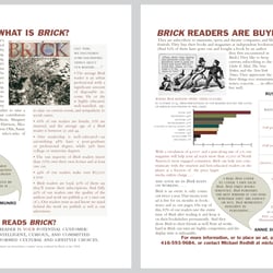 Brick Literarisches Journal – Anzeige/Publicity Material