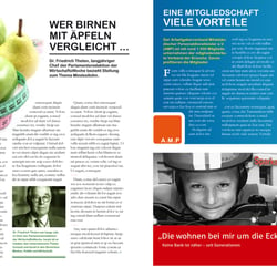 AMP Magazin, Beispieldoppelseite 2