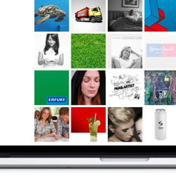 Projektübersicht auf der Website