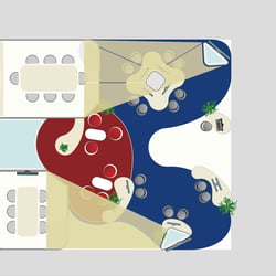 Grundriss / Floorplan für GSM in Barcelona 2009