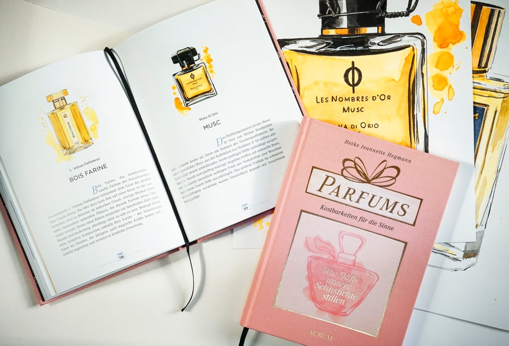 Editorial Illustration Parfums Kostbarkeiten für die Sinne