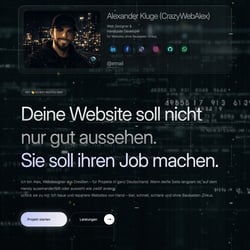 Mobile Ansicht Tablet – CrazyWebAlex