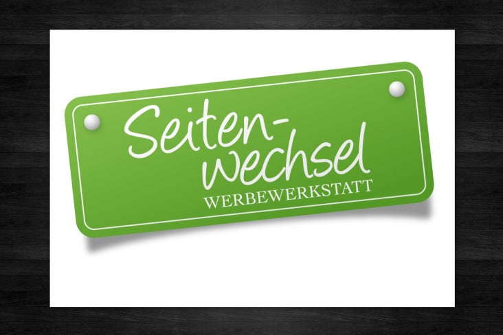 Seiten-Wechsel Werbewerkstatt
