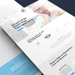 Responsive Website – Desktop Ansicht