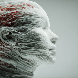 Fragmented Identity – AI Portrait Concept