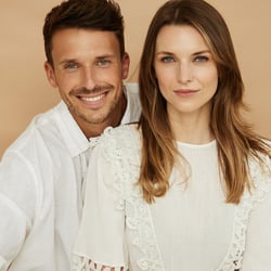 Natürliches Commercial-Couple-Portrait für Sedcards und Modelportfolios