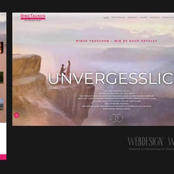 Individuelle Webseite Wordpress für freie Trauungen, Webdesign ArtHouse39, Webdesign jenseits des Üblichen;)