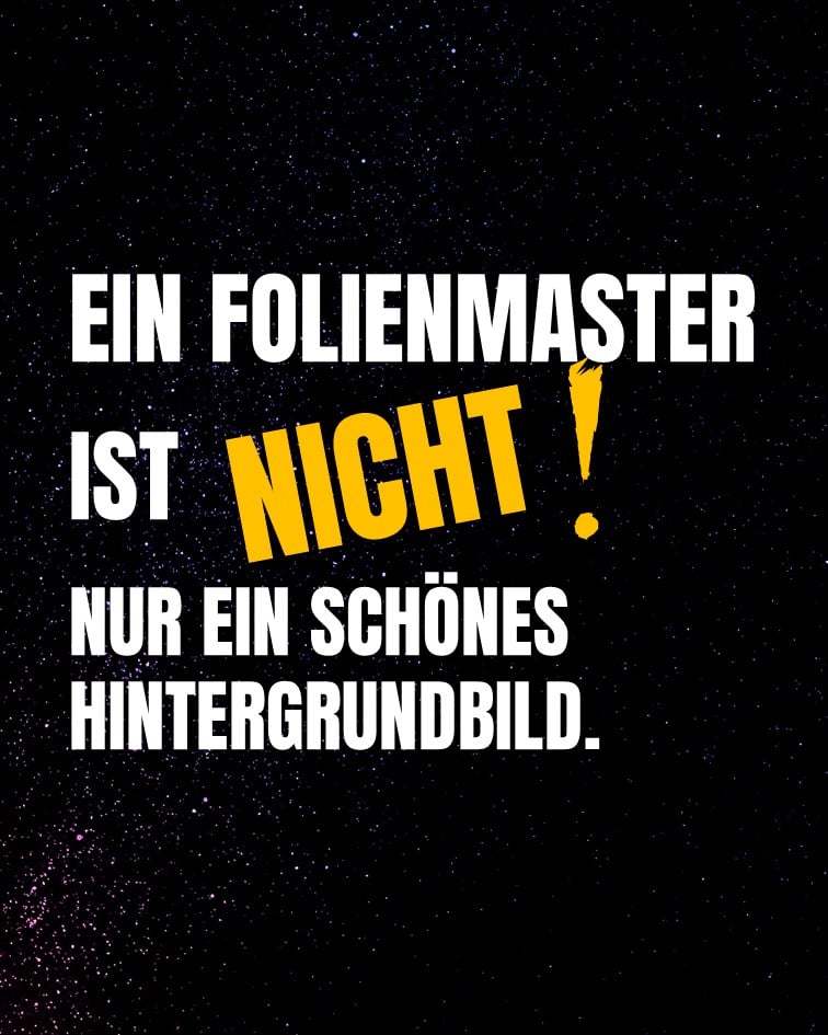 Folienmaster