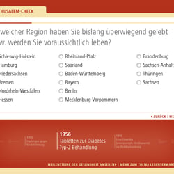 Layout für den Methusalemchecks des Verband Forschender Arzneimittelhersteller e.V. im Auftrag von Scholz & Friends Interac