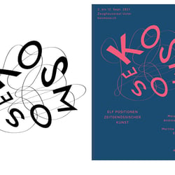 Logo und Plakat für kosmose.ch, 2021