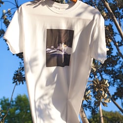 Product shot for artist tee, LA 