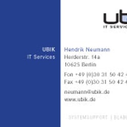 Visitenkarte ubik