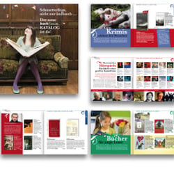buchSZENE Katalog, Buchwerbung der Neun GmbH