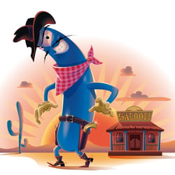 blauer Bandit