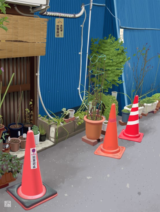 Japanische Gasse