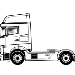 Vektorgrafik Mahle LKW