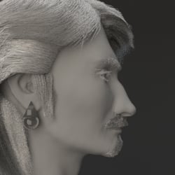 Nachbildung der Büste in 3D