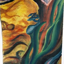 Nature#2, 110×53cm, Acryl auf Leinwand