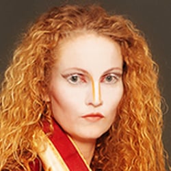 Make-up Entwurf zum Thema Frauen die Geschichte machten