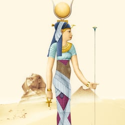 Hathor coloriert