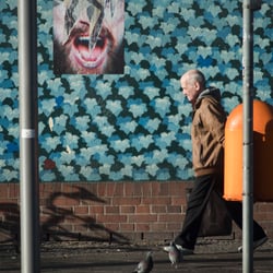 „Der Schrei“ (Antiplakat, Der Anonyme Plakatabriss, 2018)