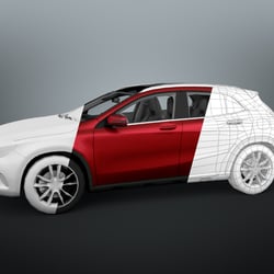 Mercedes GLA Lowpoly