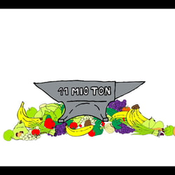 2013 – Still aus dem Animationsfilm zum Thema Lebensmittelverschwendung in Kooperation mit Vanessa Inckemann (Studium)