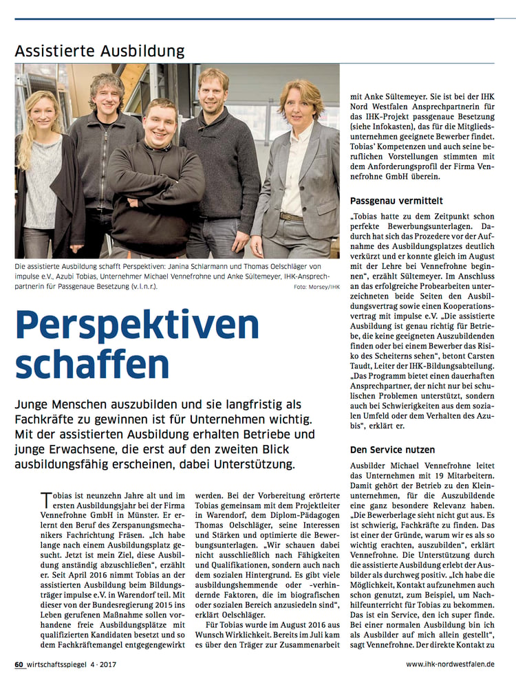 Perspektiven schaffen