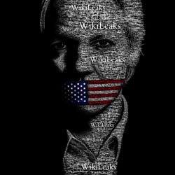 Julian Assange Typografie – Adobe Photoshop