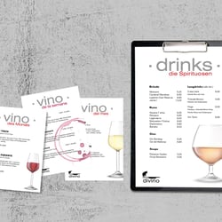 Drink’s Menu for a bar