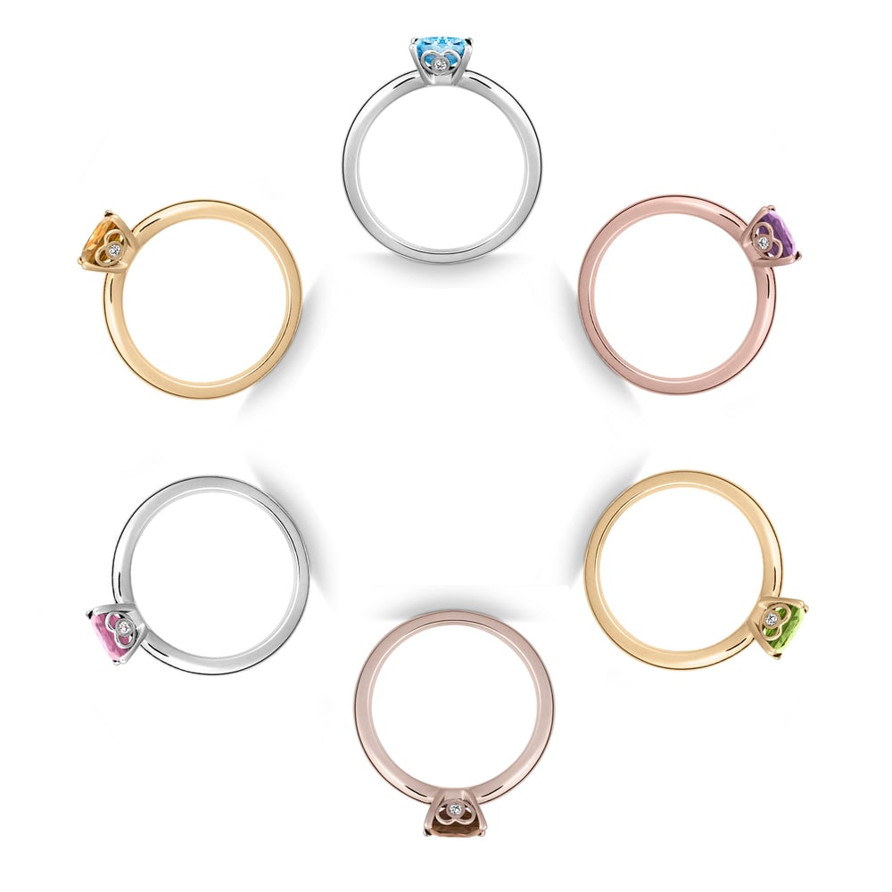 engagement ring – Schmuckentwurf für Quinn