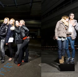Der Kuss, frei nach Klimt. Gibt es ein schöneres Hochzeitsbild?