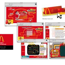 Screendesign Mc Donalds Pitch: Medialab